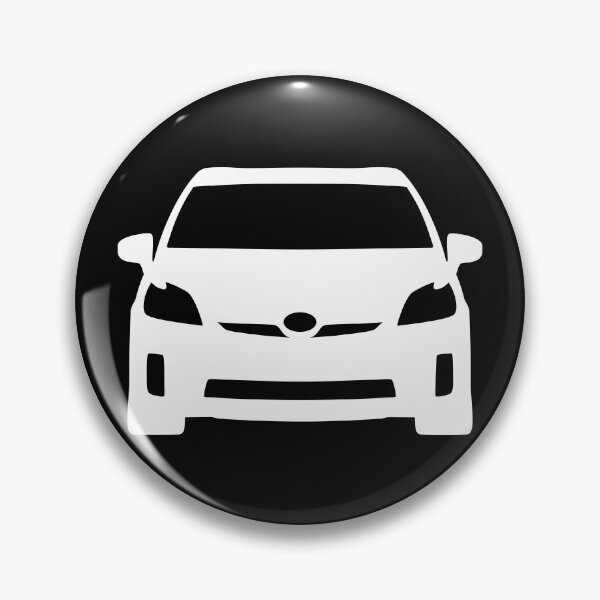 Item preview, Toyota Prius 2010-2015 front white silhouette designed and sold by EdimDesign.