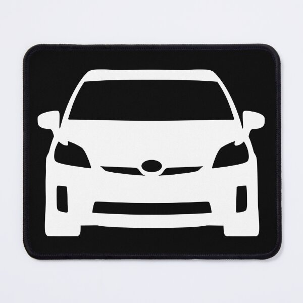 Item preview, Toyota Prius 2010-2015 front white silhouette designed and sold by EdimDesign.