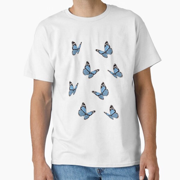 Vista previa del artículo con la obra «Mariposas azules», diseñado y vendido por JennifBryle.