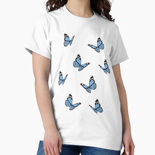 Vista previa del artículo con la obra «Mariposas azules», diseñado y vendido por JennifBryle.