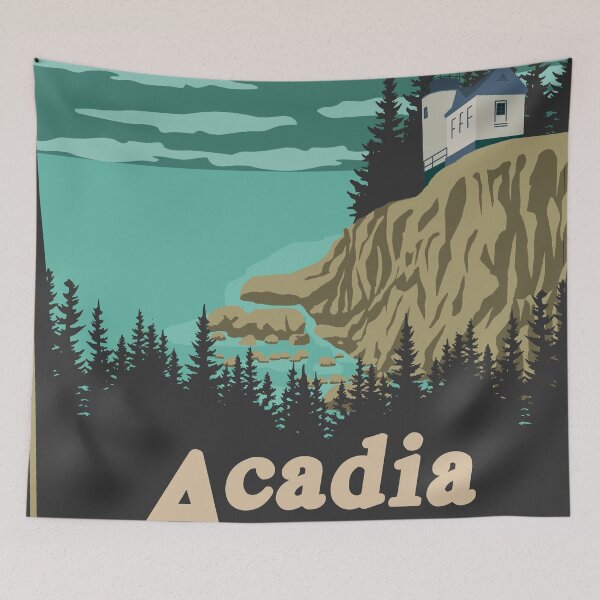 Item preview, Acadia National Park-Vintage designed and sold by Road-tees.