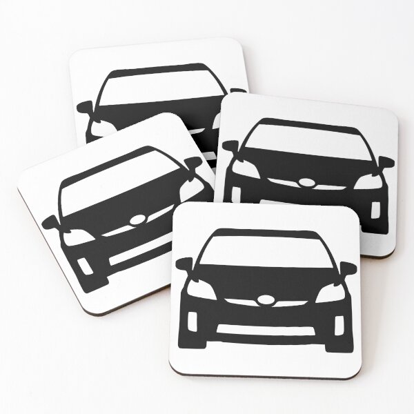 Item preview, Toyota Prius 2010-2015 front Black Silhouette designed and sold by EdimDesign.