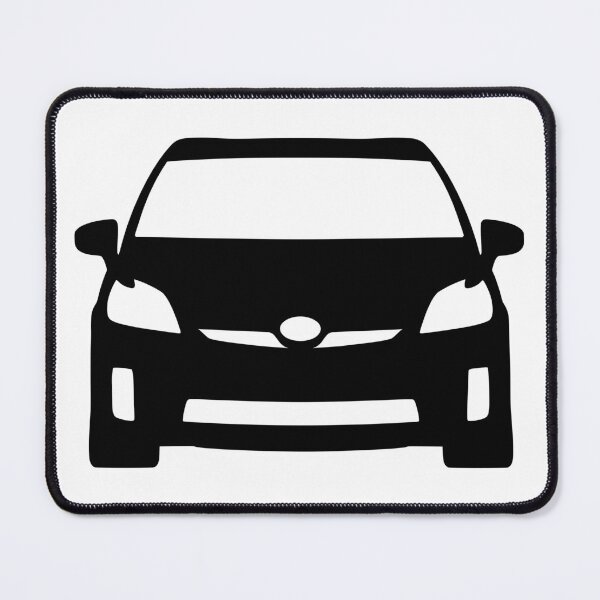 Item preview, Toyota Prius 2010-2015 front Black Silhouette designed and sold by EdimDesign.