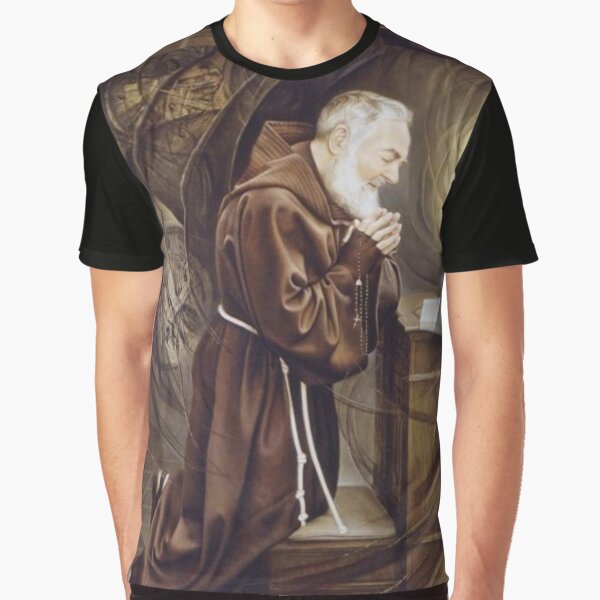 "Padre Pio " Tshirt for Sale by ADMG Redbubble catholic church