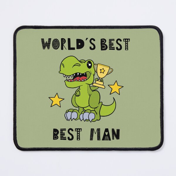 Item preview, Best Best Man, Funny Best Man, Worlds Best, Humor, Dinosaur, T Rex, Tyrannosaurus, World Greatest, Cute Dino, Cool designed and sold by iHeartDinosaurs.