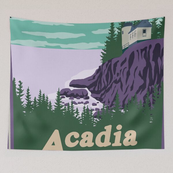 Item preview,  Acadia National Park-Vintage designed and sold by Road-tees.