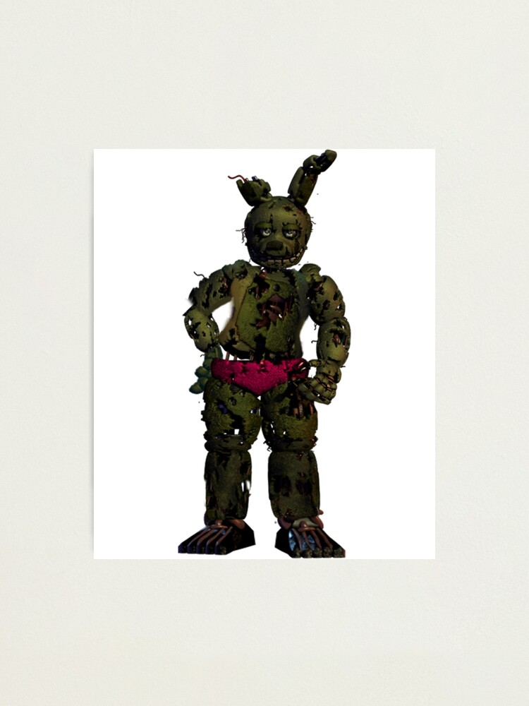 Five Nights at Freddy's - FNAF 3 - Springtrap  Photographic Print