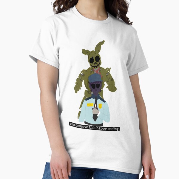 Vista previa del artículo con la obra «springtrap y michael», diseñado y vendido por JennifBryle.
