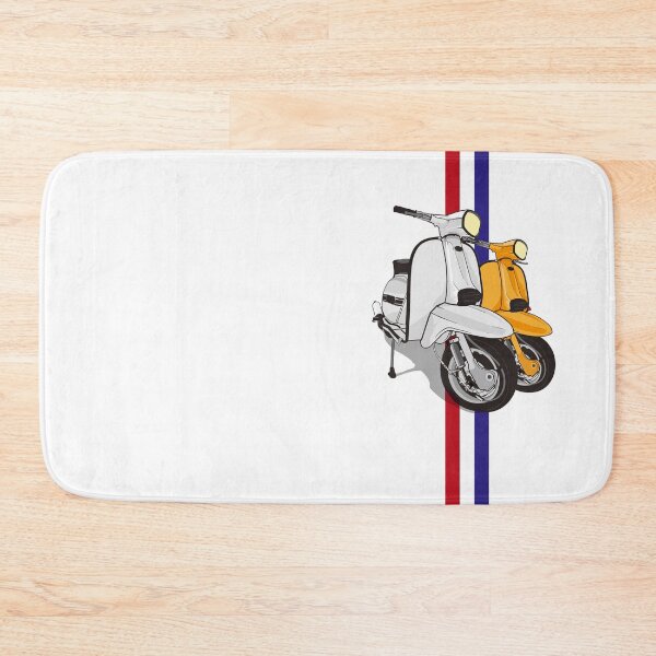 Item preview, Lambretta Scooters with classic retro mod 60s stripes for scooterists designed and sold by peterpaz.