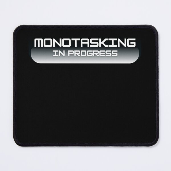 Item preview, Monotasking In Progress  B&W Gradient Modular designed and sold by patternedprints.