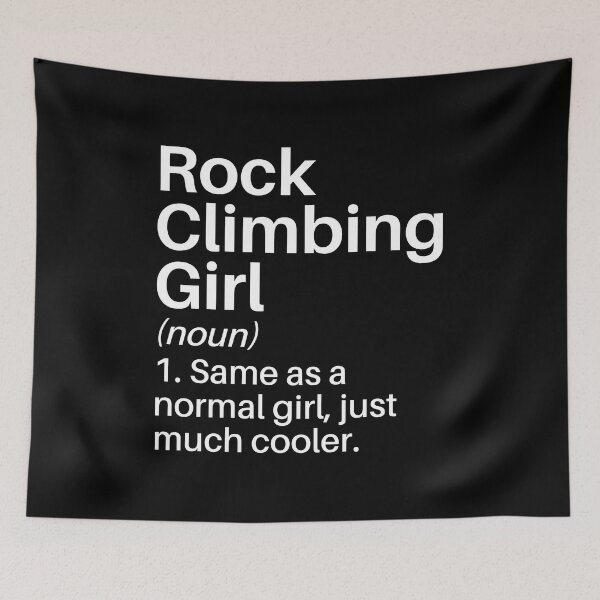Item preview, Rock Climbing Girl Funny Definition: Rock Climbing Gift - for Rock Climber designed and sold by Adexyl.