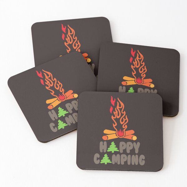 Item preview, happy camping designed and sold by placeit.