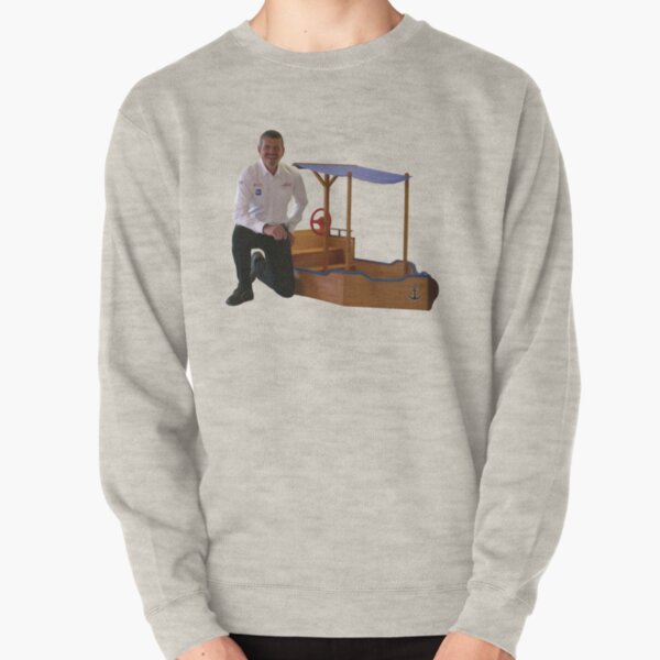 My Boat - Guenther Steiner - Formula 1 Oil Paint Pullover Sweatshirt