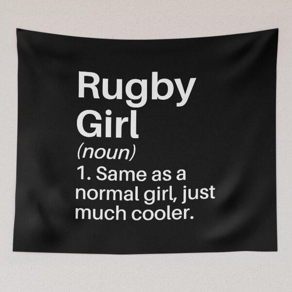 Item preview, Rugby Girl Funny Definition: Rugby Gift - for Rugby Player or Lover designed and sold by Adexyl.