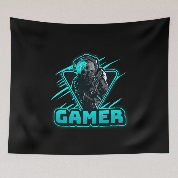 Item preview, Gamer with Horror Theme Astronaut designed and sold by PRIVARSHU.