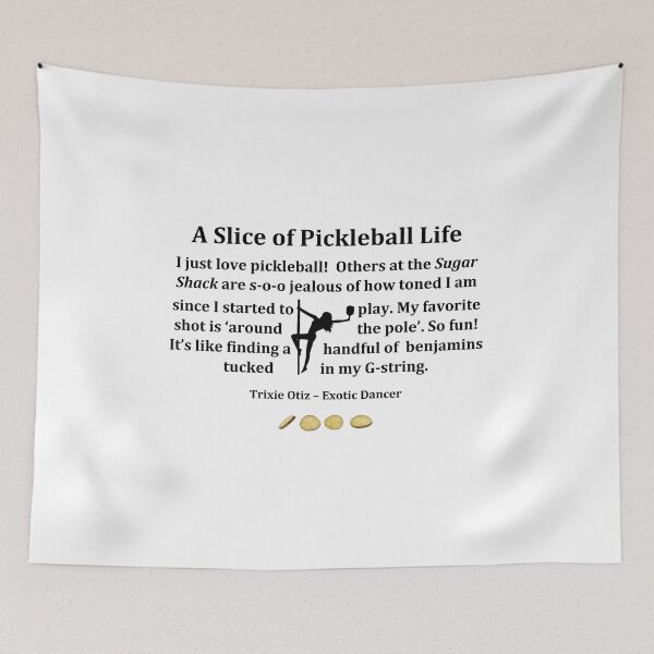 Item preview, Shape Up! Play Some Pickleball! designed and sold by ArtNuVoe.