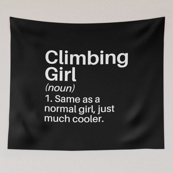 Item preview, Climbing Girl Funny Definition: Climbing Gift - for Climbing Lover Climber designed and sold by Adexyl.