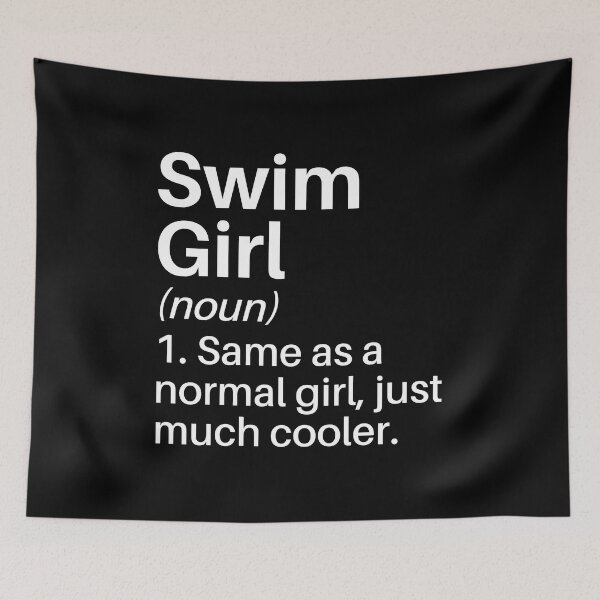 Item preview, Swim Girl Funny Definition: Swimming Gift - for Swim Enthusiast or Lover designed and sold by Adexyl.