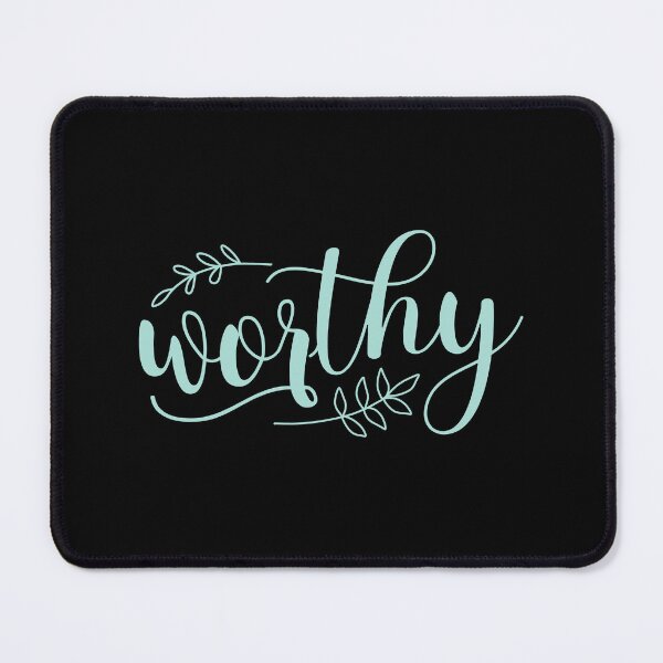 Item preview, Worthy Teal Calligraphy Boho designed and sold by amazingjoy.