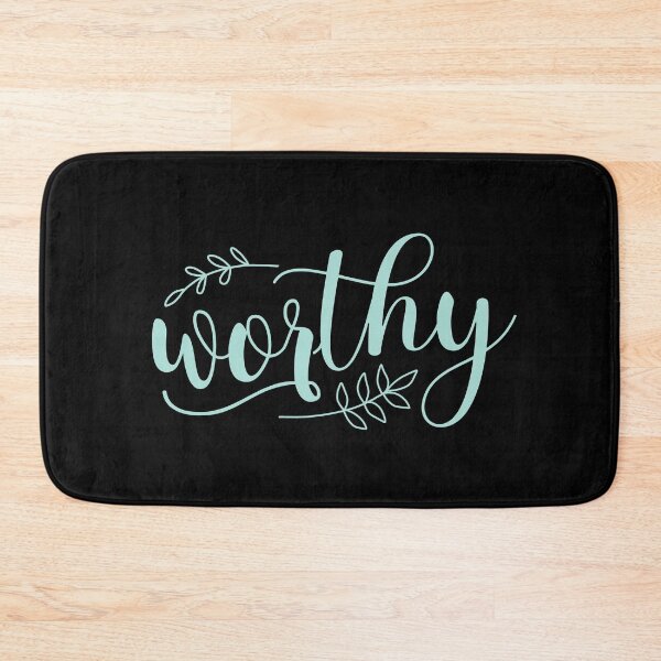 Item preview, Worthy Teal Calligraphy Boho designed and sold by amazingjoy.