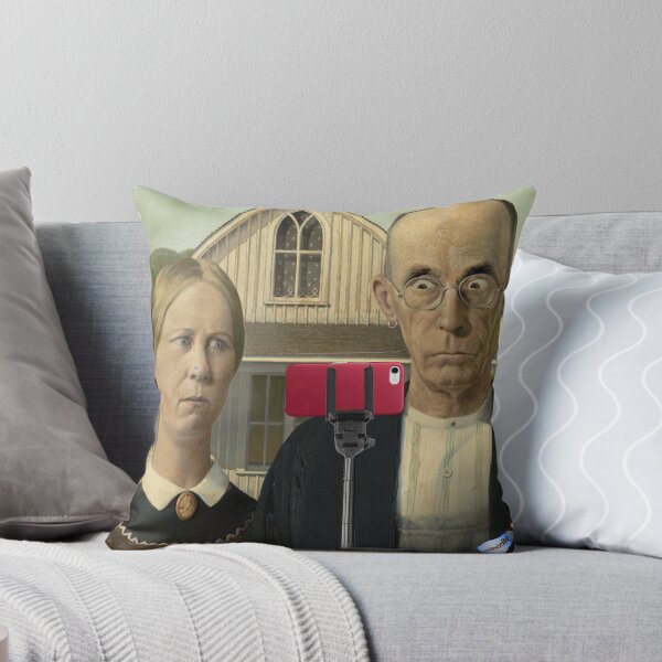 American Gothic 2.0 Throw Pillow