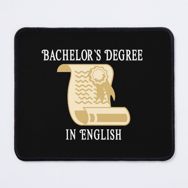Item preview, Bachelors Degree in English - College - University Graduation - Graduatees designed and sold by GraduaTees.