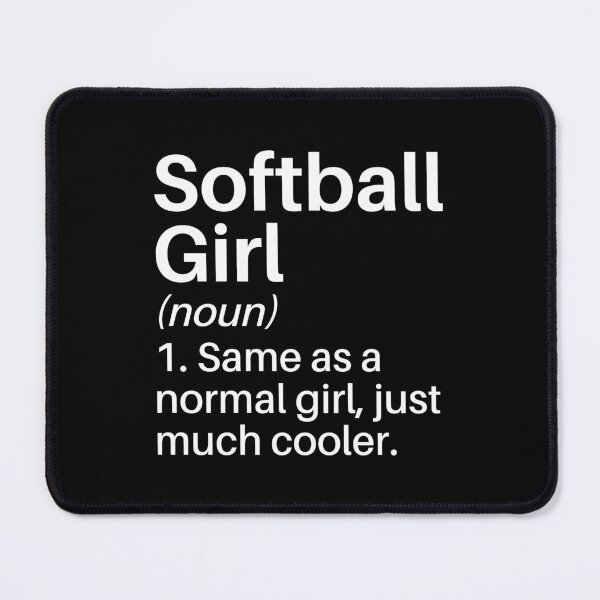 Item preview, Softball Girl Funny Definition: Softball Gift - for Softball Player or Lover designed and sold by Adexyl.