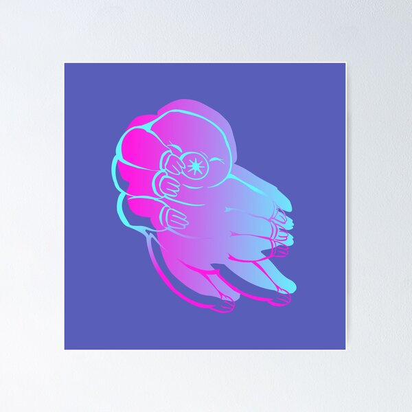 Item preview, tardigrade dabbing pink designed and sold by MiraNomegusta.