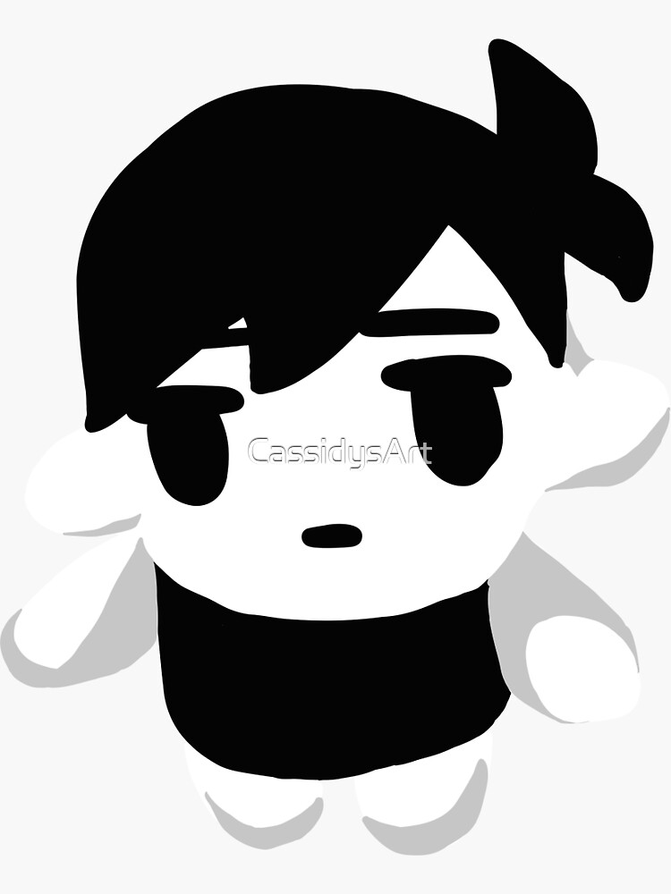 Omori Plush Sticker for Sale by CassidysArt