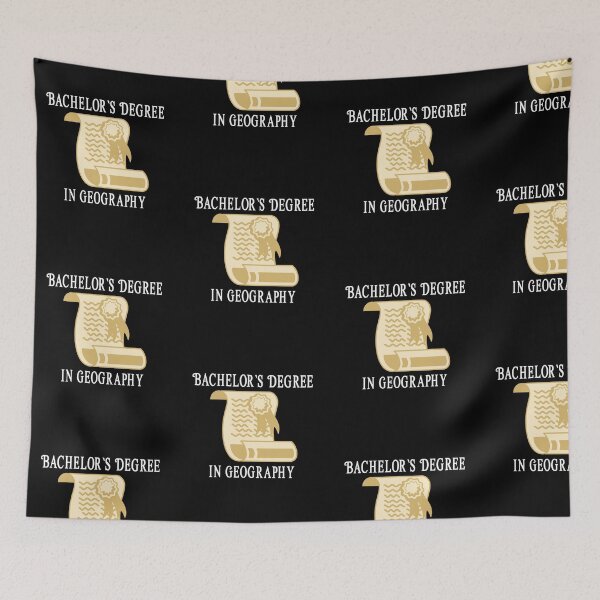 Item preview, Bachelors Degree in Geography - University - College Graduation - Graduatees designed and sold by GraduaTees.