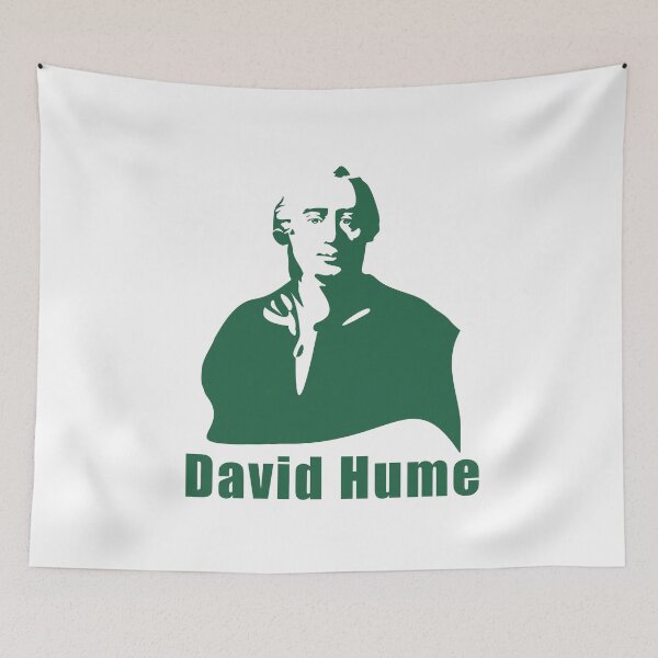 Item preview, David Hume Simple Green Illustration designed and sold by PhilosophyWear.
