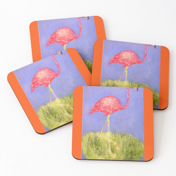 Item preview,  Montreal in February dreaming of pink flamingos designed and sold by Edith Dora Rey.