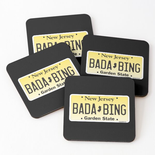 Item preview, New Jersey License Plate - Bada Bing  designed and sold by frankyou.