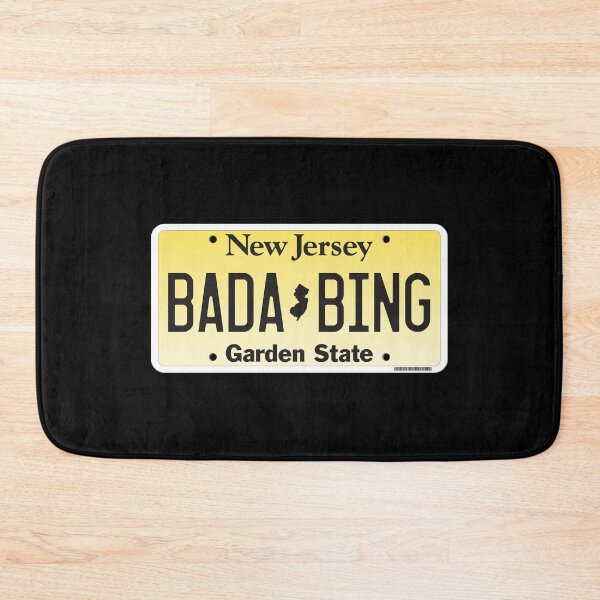 Item preview, New Jersey License Plate - Bada Bing  designed and sold by frankyou.