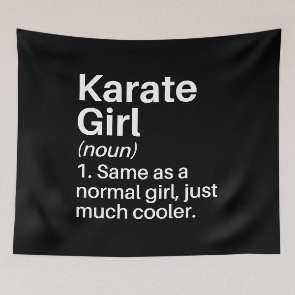 Item preview, Karate Girl Funny Definition: Karate Gift - for Martial Arts Player or Lover designed and sold by Adexyl.