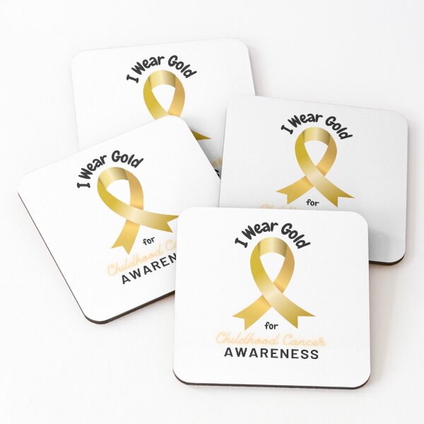 Item preview, I Wear Gold For Childhood Cancer Awareness designed and sold by qartet.