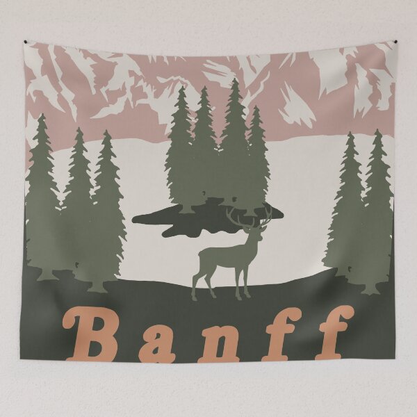 Artikelvorschau, Banff-Nationalpark -Vintage entworfen und verkauft von Road-tees.