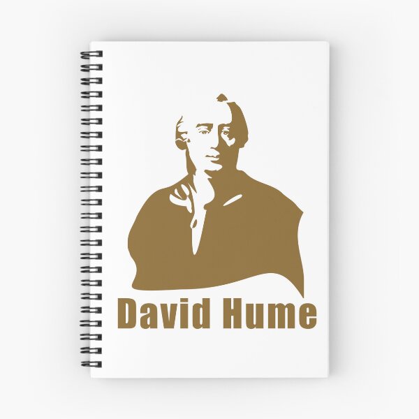 Item preview, David Hume Simple Gold Illustration Sticker designed and sold by PhilosophyWear.