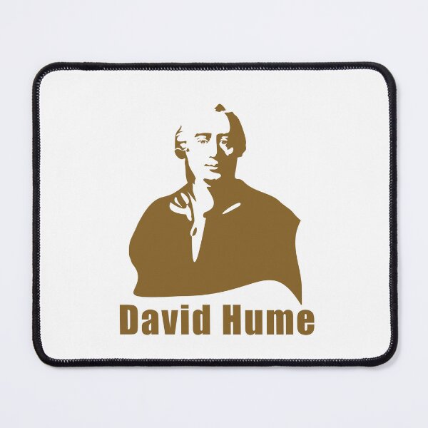 Item preview, David Hume Simple Gold Illustration Sticker designed and sold by PhilosophyWear.