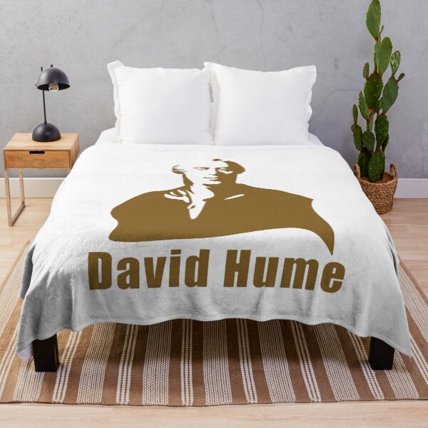 Item preview, David Hume Simple Gold Illustration Sticker designed and sold by PhilosophyWear.