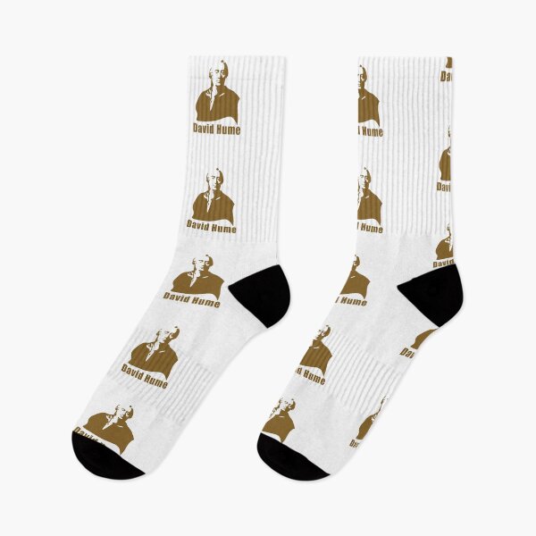 Item preview, David Hume Simple Gold Illustration Sticker designed and sold by PhilosophyWear.