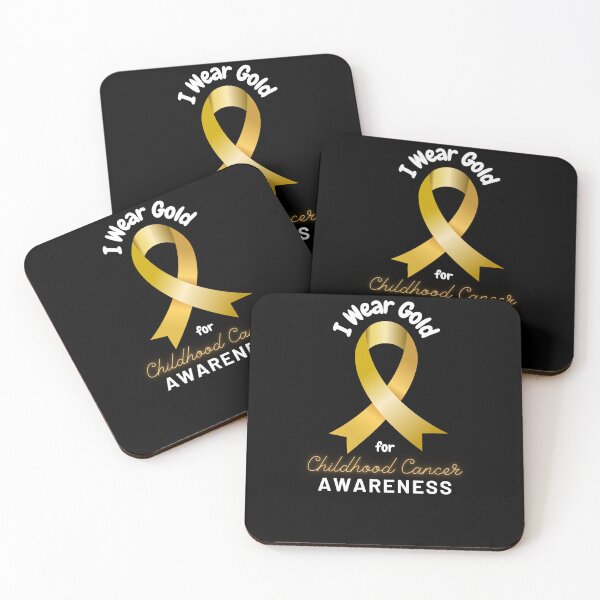 Item preview, I Wear Gold For Childhood Cancer Awareness designed and sold by qartet.