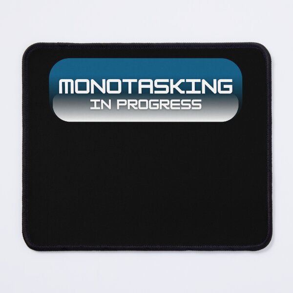 Item preview, Monotasking In Progress - Dark Blue Gradient Modular designed and sold by patternedprints.