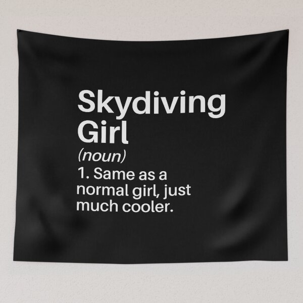 Item preview, Skydiving Girl Funny Definition: Skydiving Gift - Skydiver designed and sold by Adexyl.