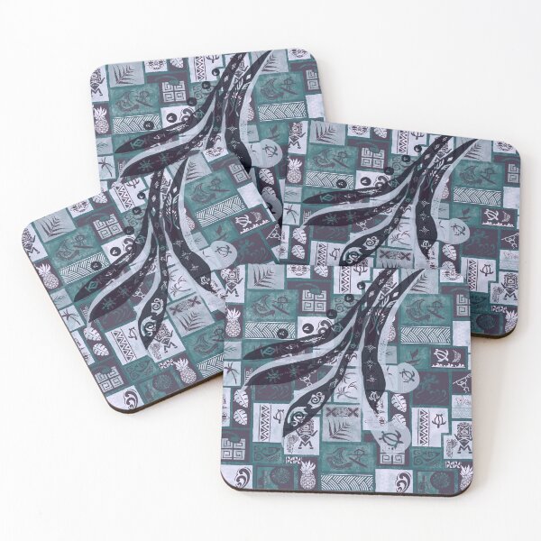 Item preview, Vintage Samoan - Hawaiian Painted Old Tapa Tribal Patchwork 2065 designed and sold by sunnthreads.