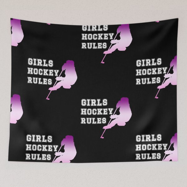 Item preview, Girls Hockey Rules, Hockey Rules designed and sold by SportyDogShop.