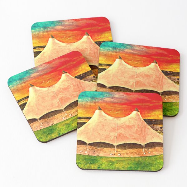 Item preview, Miramar Regional Park Amphitheater at sunset - oil painting designed and sold by NickoPrints.