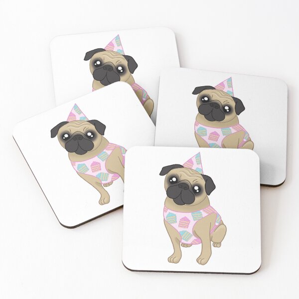 Item preview, Party Pug designed and sold by lifeofbye-art.