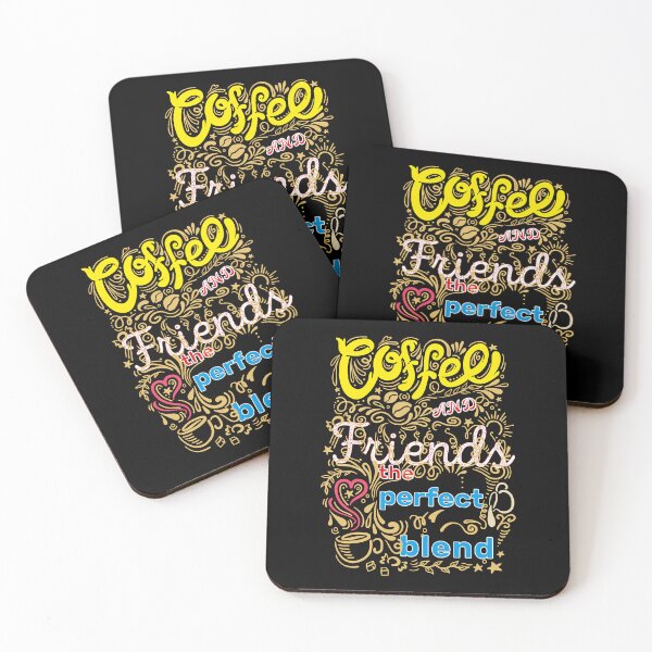 Item preview, coffee and friends make the perfect blend designed and sold by JakeGoodwin.