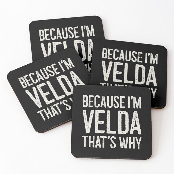 Item preview, Βecause I’m Velda That’s Why Funny Personalized Name designed and sold by MariosNydras.